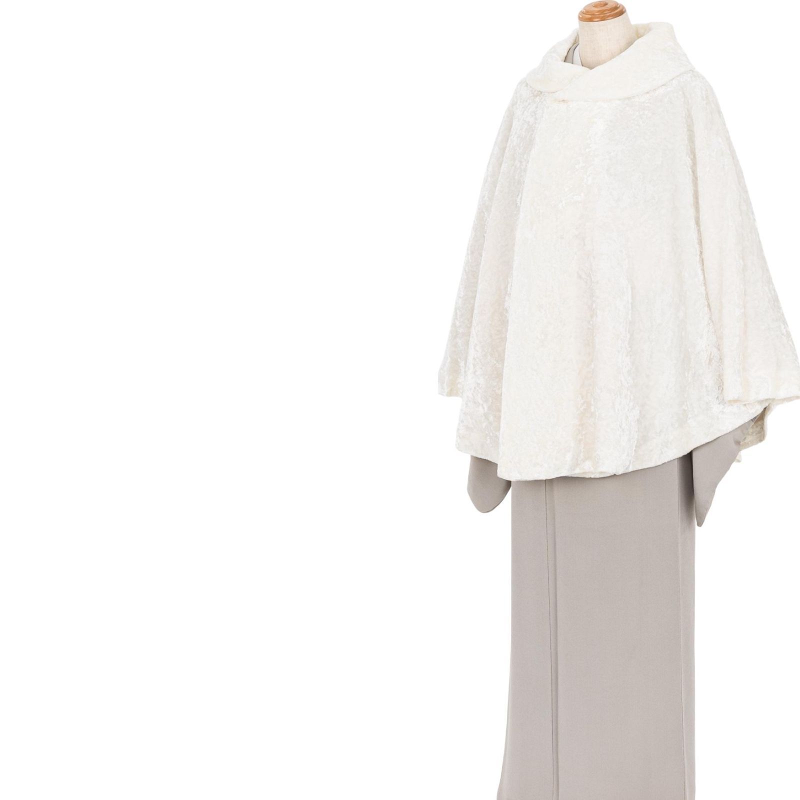 AGEHARA プードルファーベルベットケープ