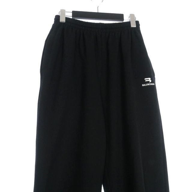 バレンシアガ BALENCIAGA BBロゴ 刺繍 スウェットパンツ トラック