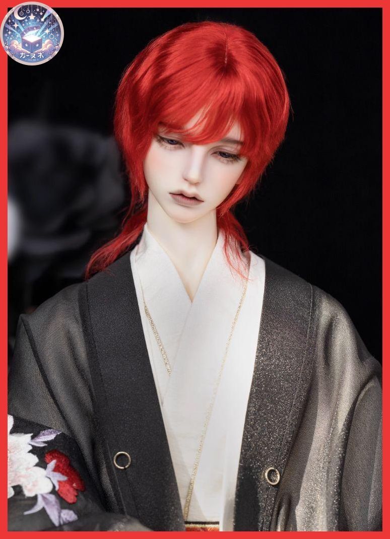 【新品】ウィッグ コスプレウィッグ 女男装ウィッグ メンズウィッグ BJD 人形ドール　用ウィッグカツラ耐熱ハンドメイド-hfjf606