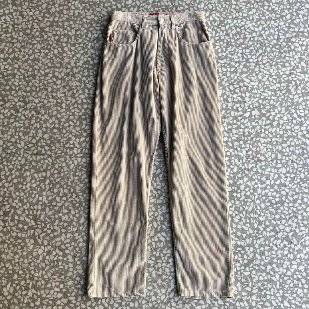 STUSSY / 80's 90′s corduroy pants 30【赤タグ、太畝コーデュロイ