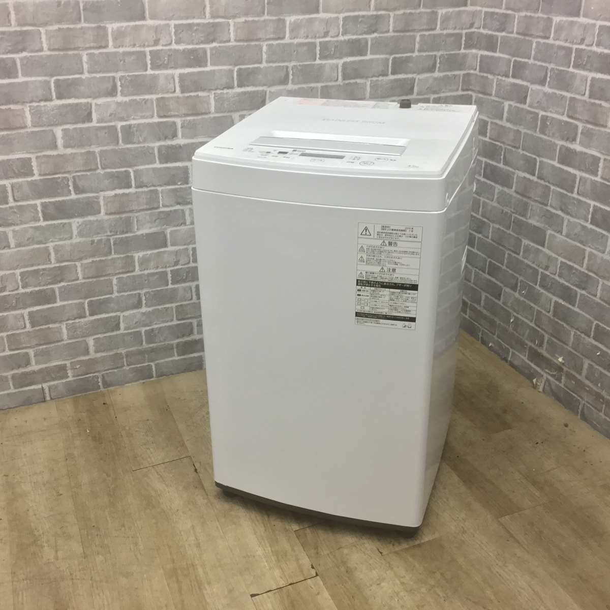 東芝 洗濯機 4.5kg 縦型 AW-45M7(W) 2019年製 【中古】 - メルカリ