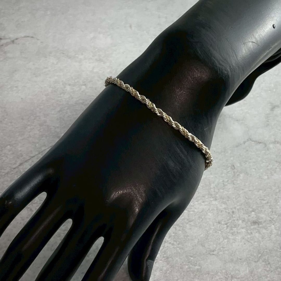 ティファニー ツイスト ロープ チェーン コンビ ブレスレット TQ2fe