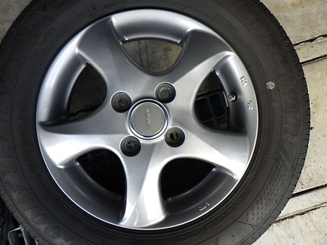 231-727 TOPRUN アルミホイール＆ラジアルタイヤ 145 80R13 ４本セット