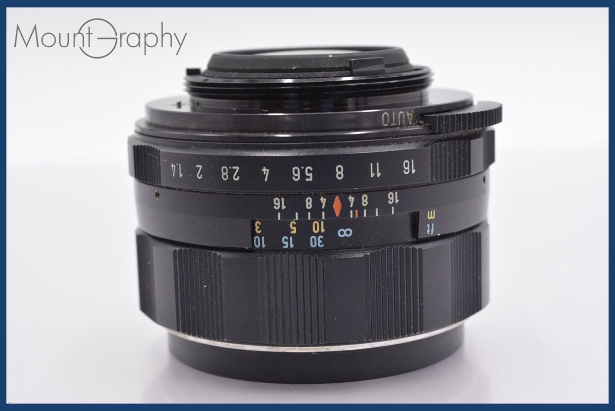 【美品】ペンタックス Super Takumar 50mm F1.4 Pentax Super-Takumar 50mm F1.4 修理記録 – レンズ修理なら日本