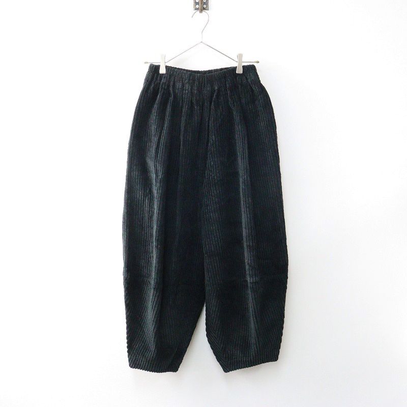 山中とみこ CHICU CHICU5 31 コーデュロイ カボチャパンツ ｜ブラック ボトムス ロング コールテン バルーン ワイド 2400014635164