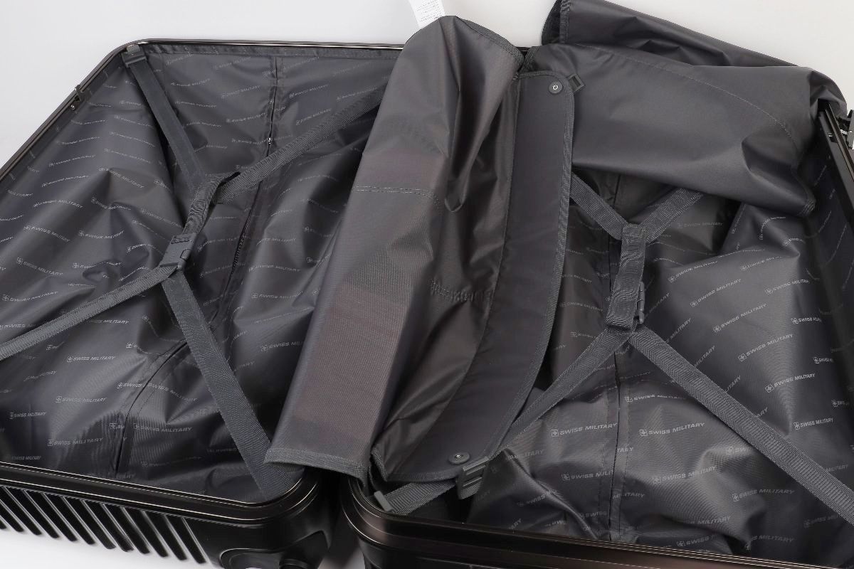 スイスミリタリー SM-I828 28in スーツケース 105L チタン TSAロック