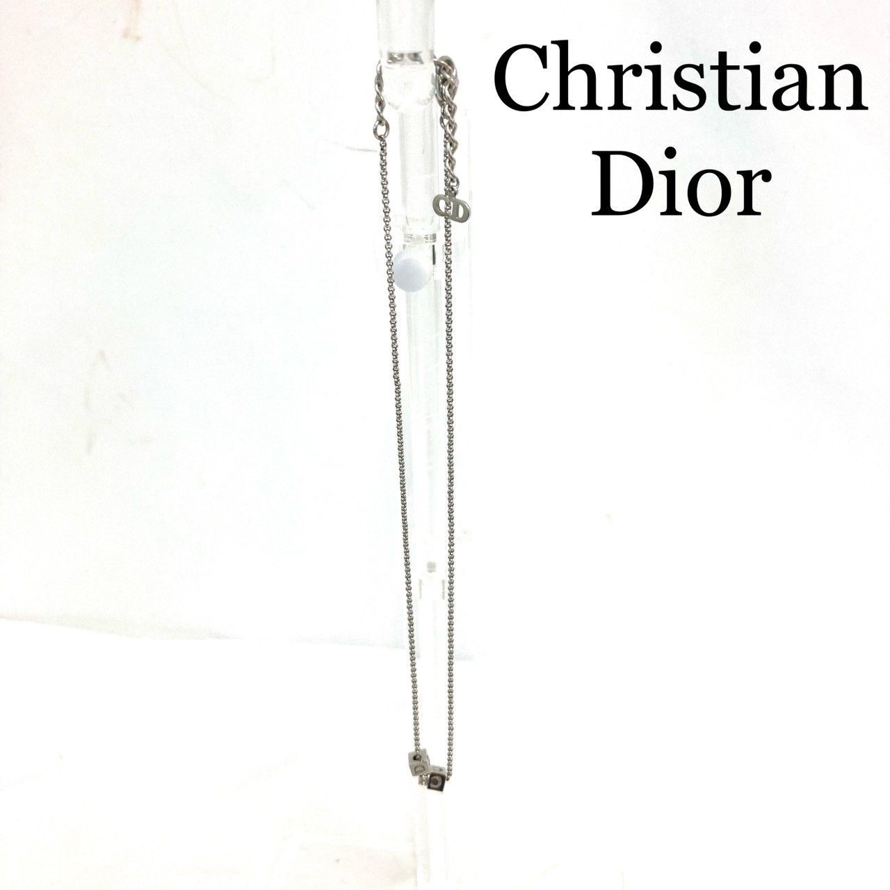 Christian Dior クリスチャンディオール シルバーサイコロ