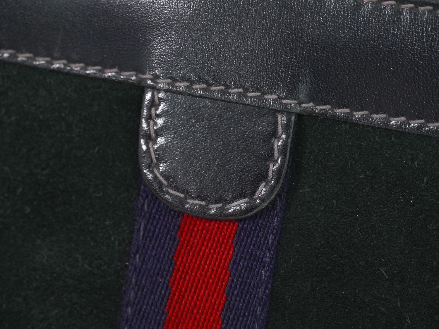 GUCCI グッチ クラッチバッグ パフューム シェリーライン スエード 黒 GUCCI グッチ クラッチバッグ パフューム シェリーライン