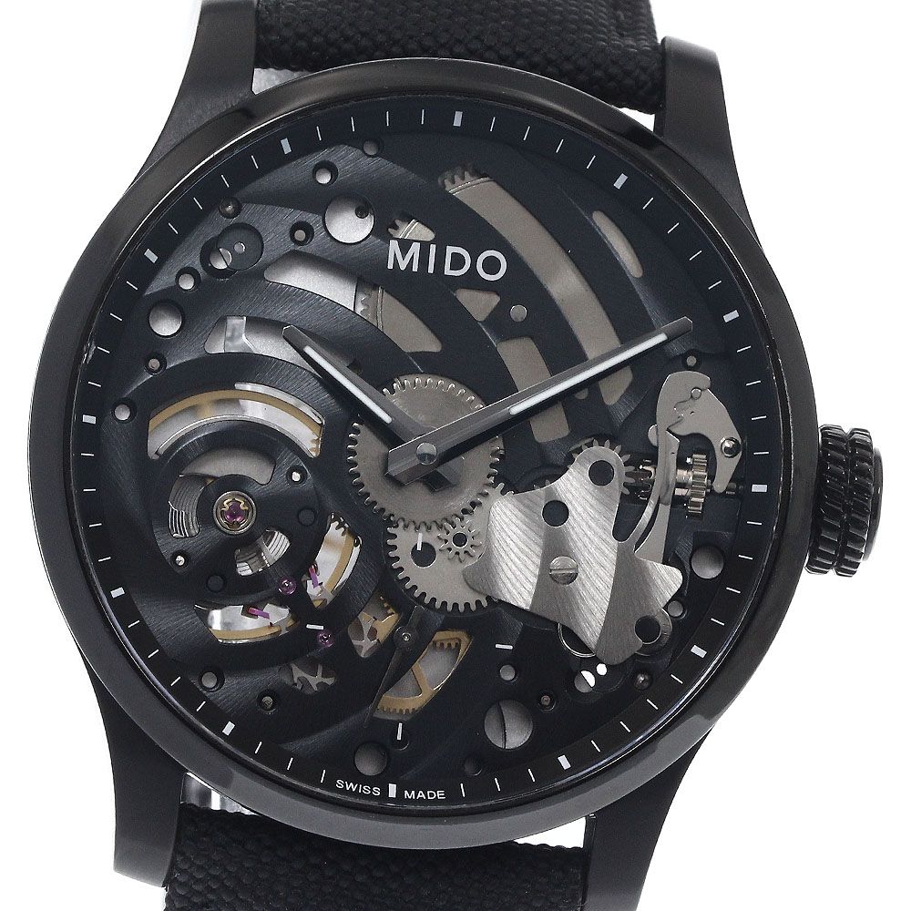 ミドー MIDO M032.605.47.410.00 マルチフォート メカニカル スケルトン 999本 モデル 手巻き メンズ 保証書付き_900173
