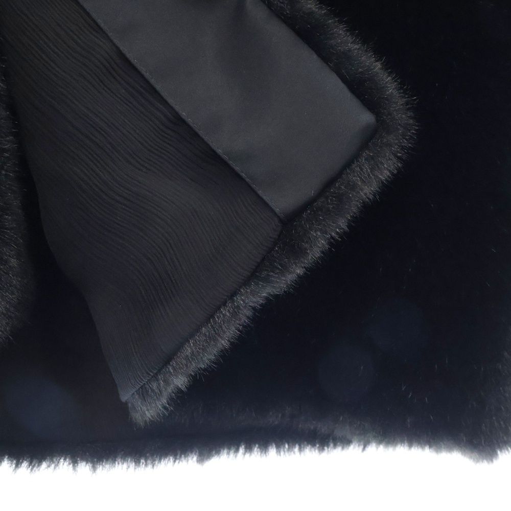 PRADA (プラダ) アスペン コート フェイクファー ロングジャケット  