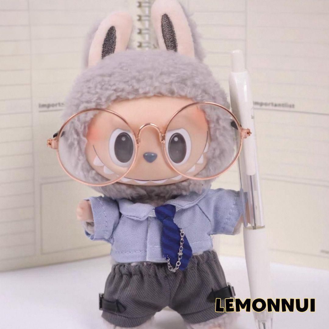 楽天市場】a063931新品3点セット labubuラブブぬいぐるみ服17cm