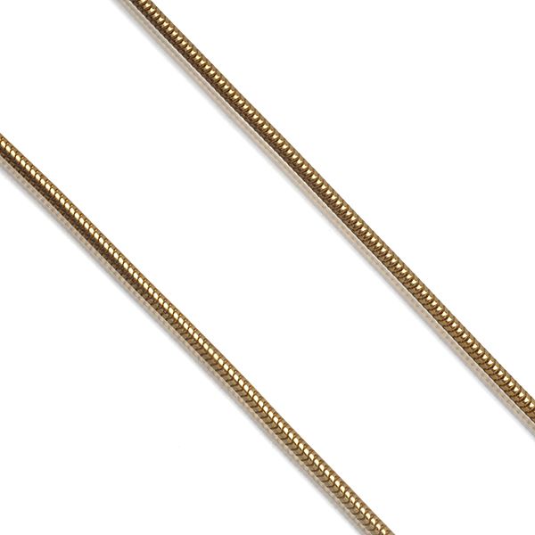 ティファニー チェーンネックレス スネーク 51cm K18YG #176936