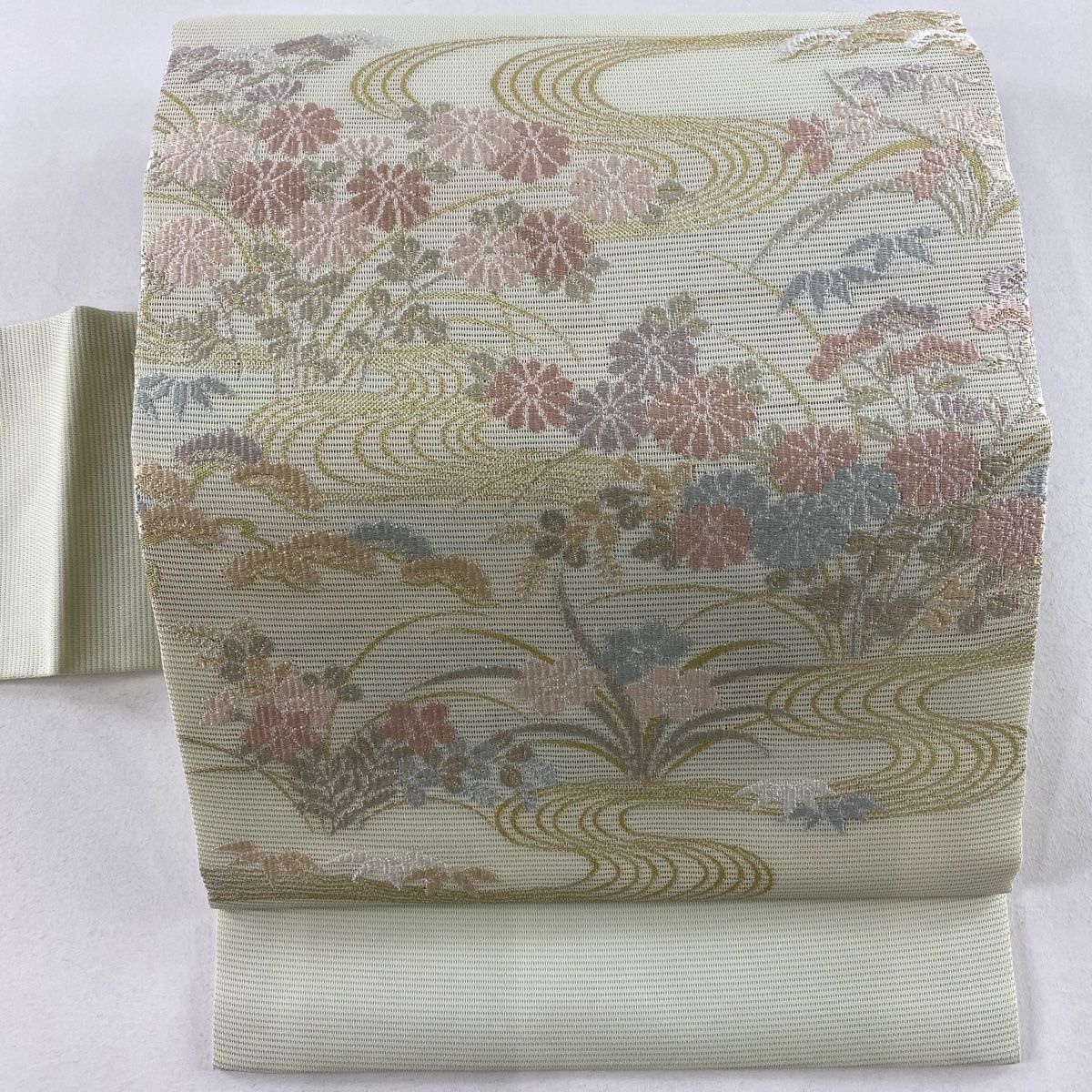 麻 夏 名古屋帯 蛍と千年草 流水 清涼感 逸品 美品 麻 夏 名古屋帯 蛍と千年草 流水 清涼感 逸品 美品 - メルカリ
