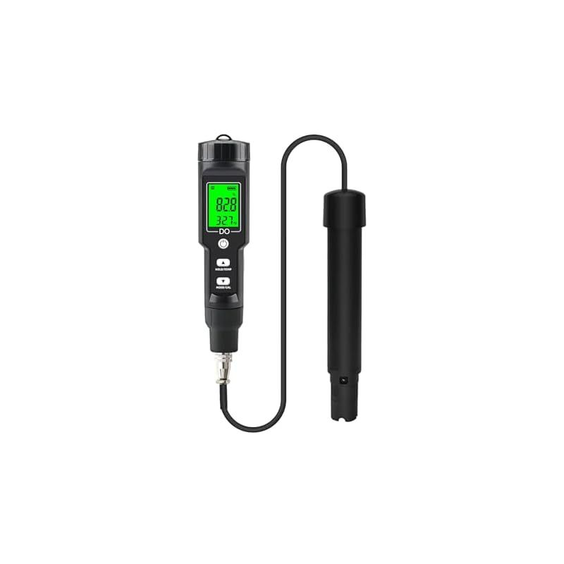 Slyfox 水質測定器 溶存酸素計 DOメーター 0.0-40.0mg L 0.0-300.0 DO計 自動温度補償 水耕栽培 水産養殖 実験室作業など 日本語説明書 バックライト付き SKLAD-KIRPICHA_RU