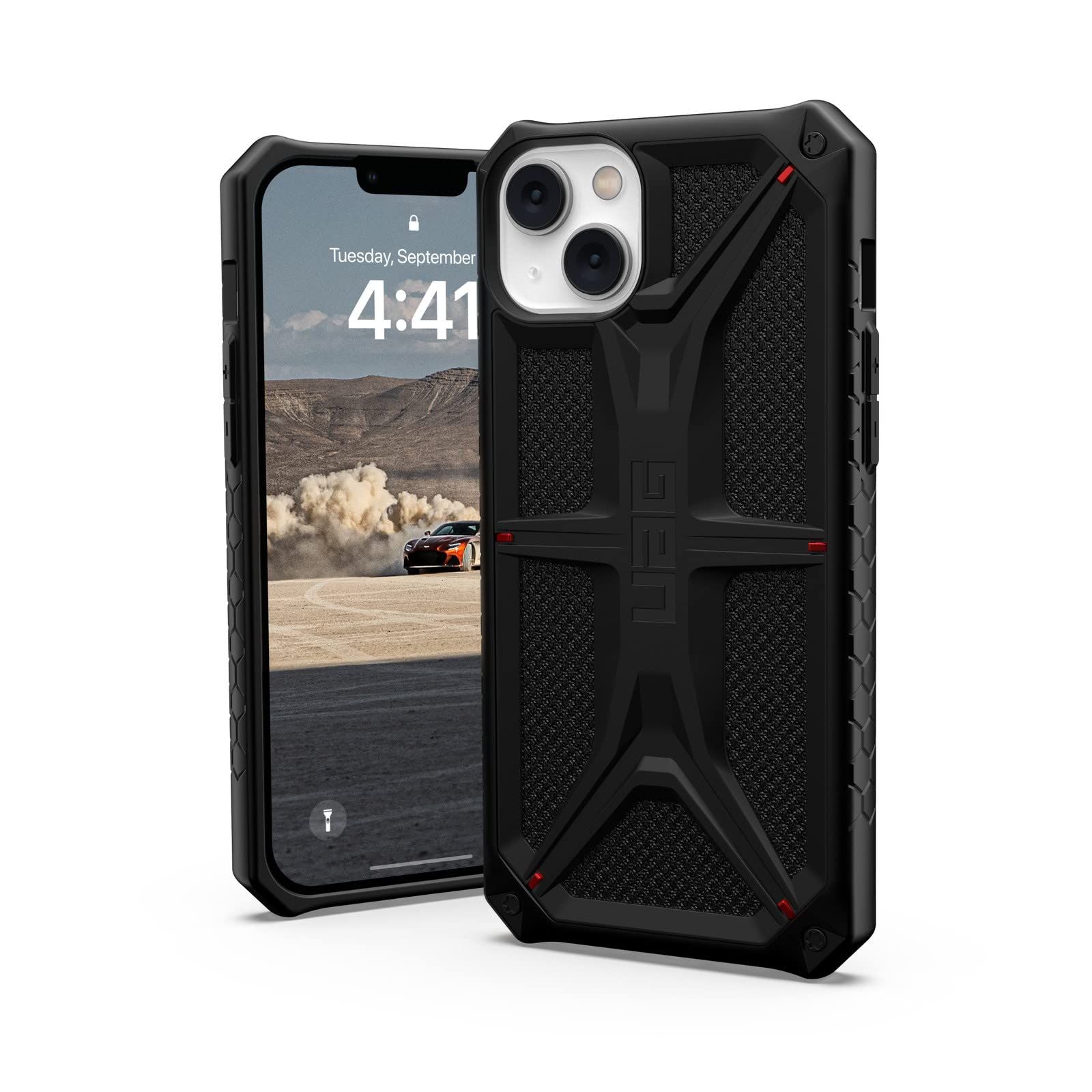 URBAN ARMOR GEAR iPhone 14 Plus (6.7) 2022対応 耐衝撃ケース MONARCH ケブラーブラック 【日本正規代理店品】 UAG-IPH22LA-P-KB