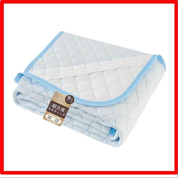 【送料無料】オールシーズン/ブルー_シングル 100×205cm 敷きパッド シングル ベッドパッド あったか 春 夏 秋 冬 オールシーズン使える 洗える し