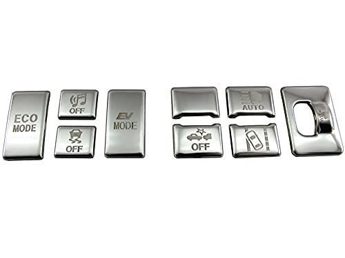BRIGHTZ カローラフィールダー 161 162 164 165 後期 超鏡面ステンレスメッキコンソールスイッチボタンカバー 9PC 【 INT-ETC-484 】 NZE161G ZRE162G NZE164G NKE165G NRE161G NZE Z