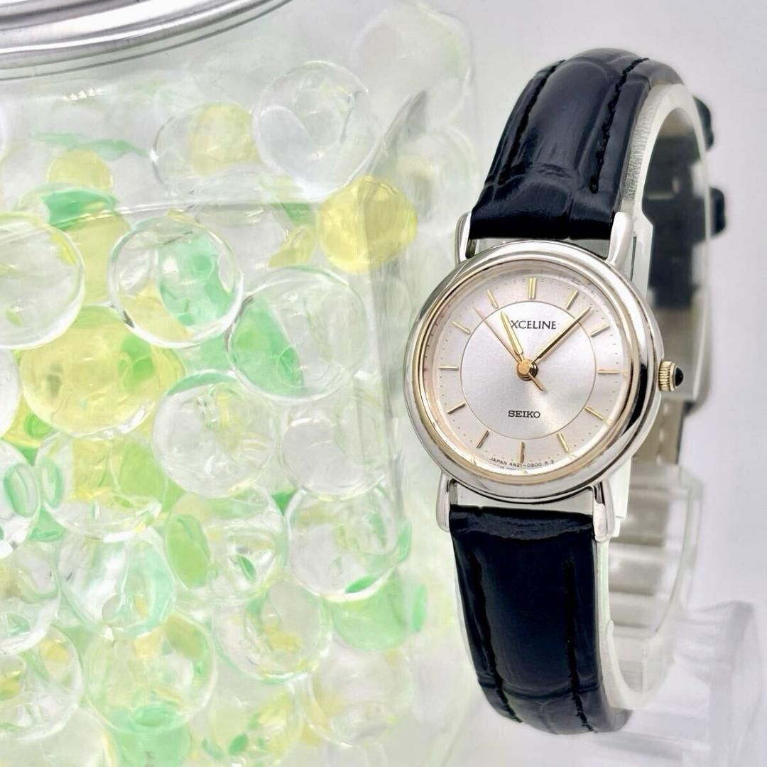 電池 SEIKO セイコー EXCELINE エクセリーヌ レディース 腕時計 ドレス ベルト