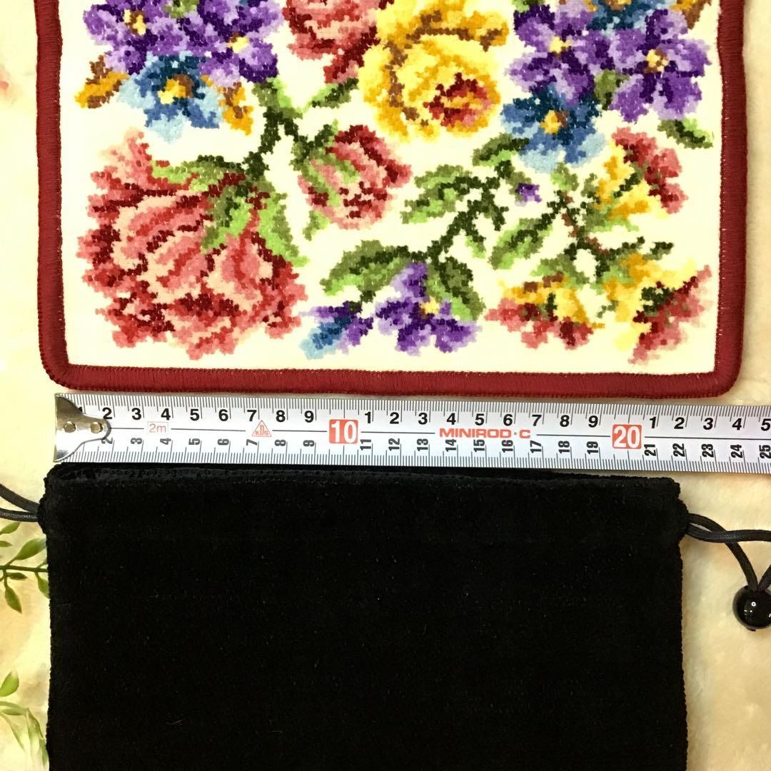 フェイラー FEILER アロイージア ハンカチ 中古 花柄 巾着袋 花柄 新品