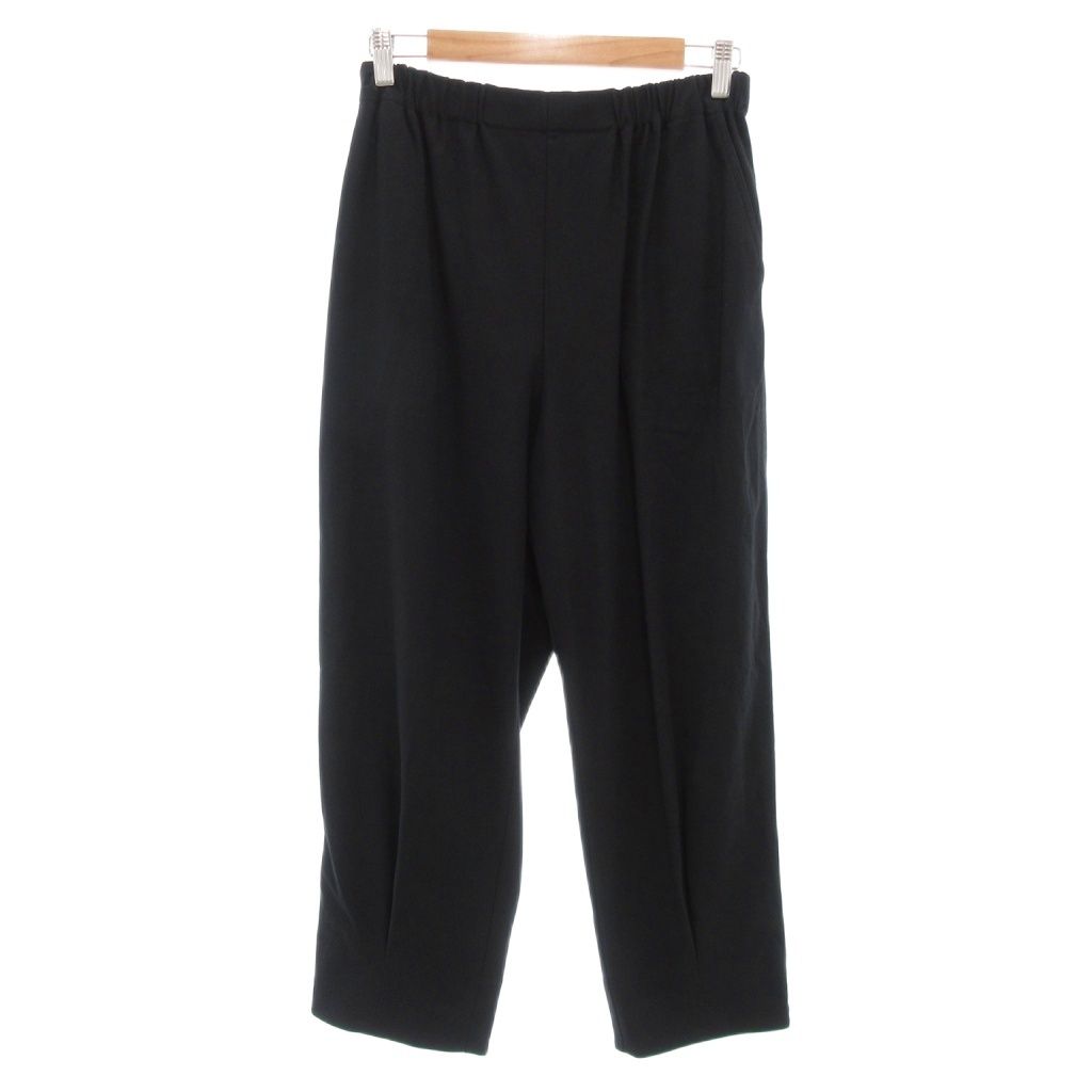 センソユニコ Senso unico 芽風 MEFU イージーパンツ スラックス スリムテーパード 38 黒 ブラック |AE