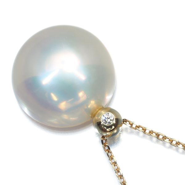 TASAKI タサキ ネックレス マベパール 真珠 12.0mm ダイヤ  