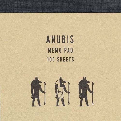 まとめ エルコミューン メモパッド EGYPTIAN MEMO PAD ANUBIS EGP-002 ×15セット