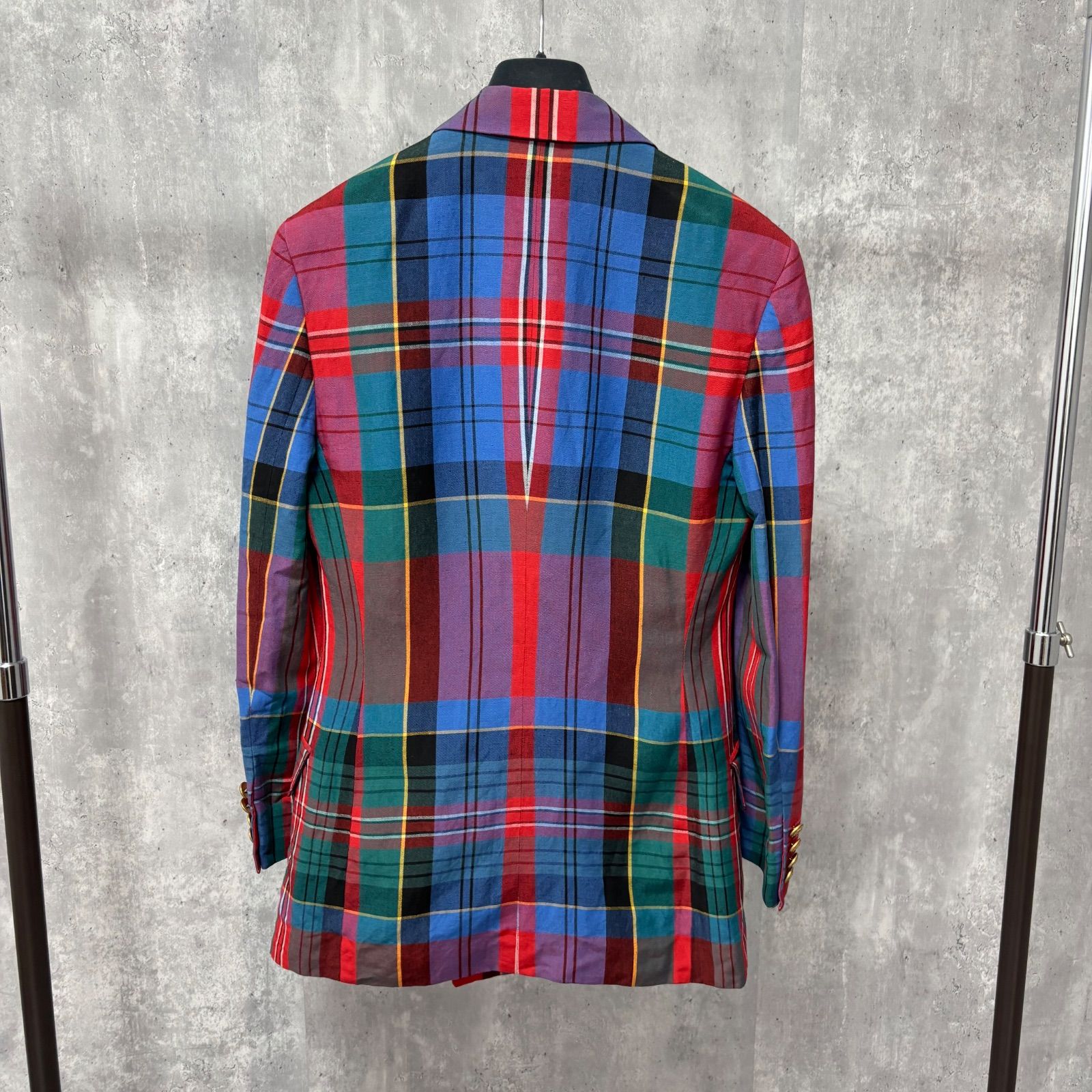 Ralph Lauren チェック柄テーラードジャケット ラルフローレン マルチカラー 好配色チェック テーラード