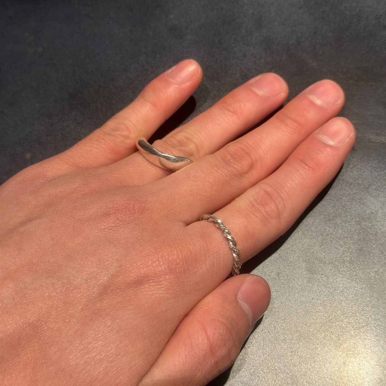 SILVER925 TWIST DESIGN BIG RING/シルバー/リング | maryland_accessories
