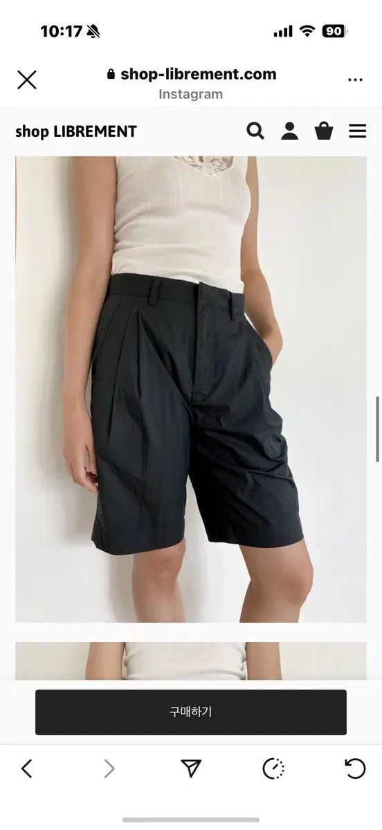 Alexander Wang(アレキサンダーワング) ピンタック ハーフ パンツ