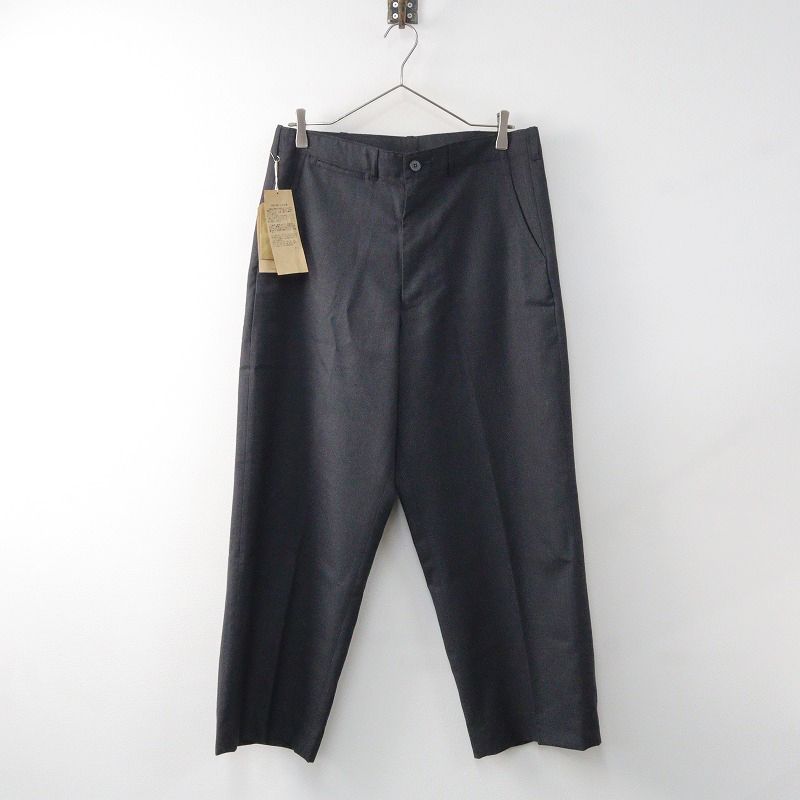 メンズ 新品 24SS メゾンドソイルオム maison de soil HOMME SUPER 100 WOOL AUTHENTIC TROUSERS 1/ダークグレー系 【2400014124644】