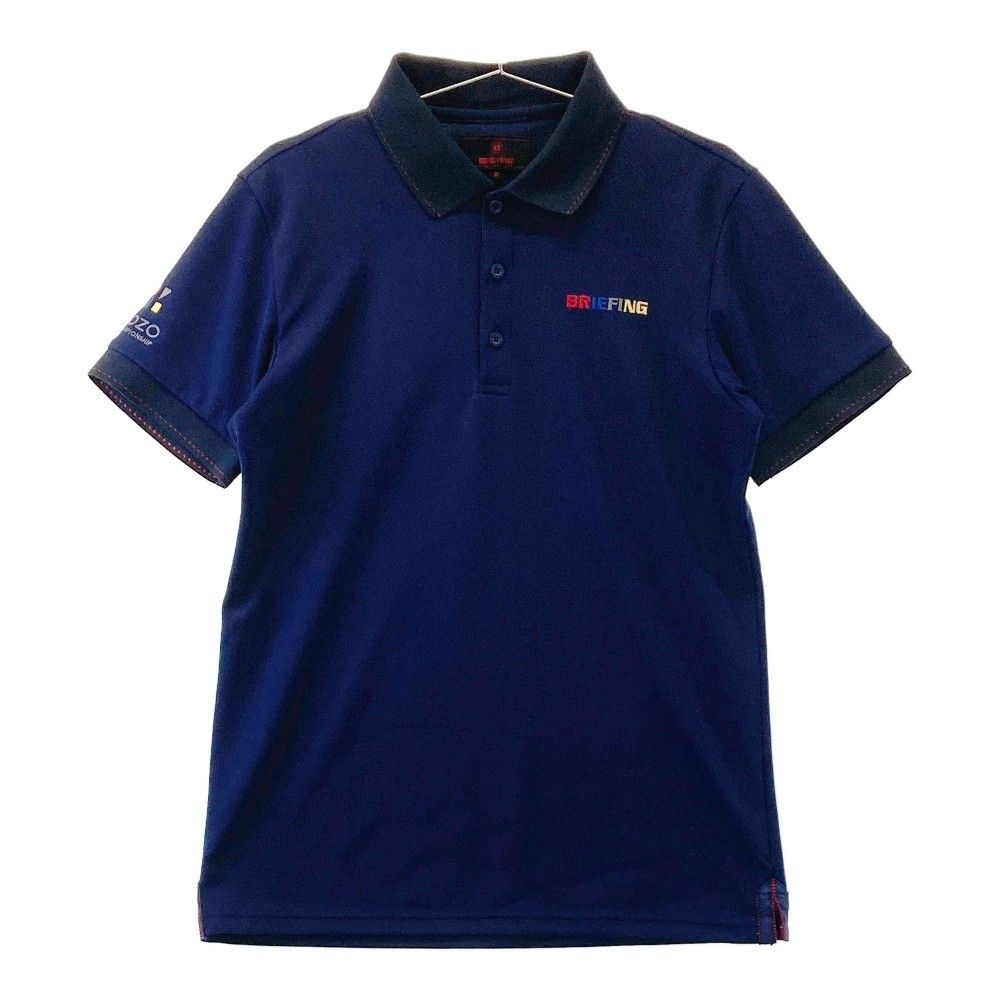 サイズ M BRIEFING GOLF ブリーフィング ZOZO CHAMPIONSHIP 半袖ポロシャツ ネイビー系 240101457604 ゴルフウェア メンズ ストスト