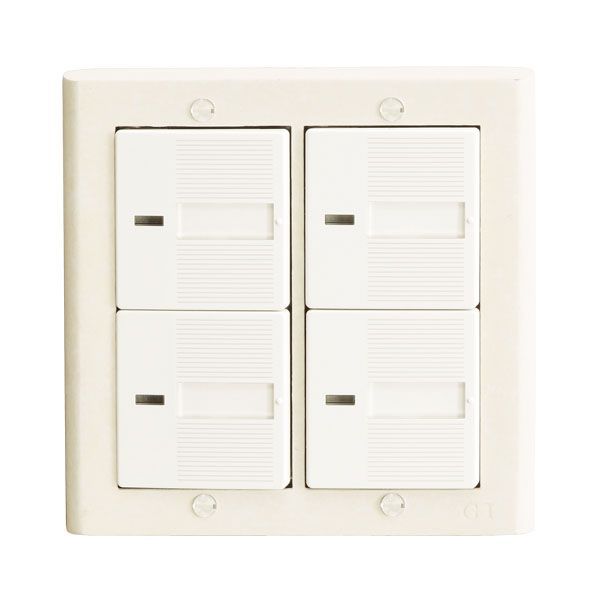 【新品・14営業日以内発送】ゴーリキアイランド 790232 真鍮製スイッチプレート コスモシリーズ用 PC02 古白色 真鍮 スイッチカバー【沖縄離島販売不可】