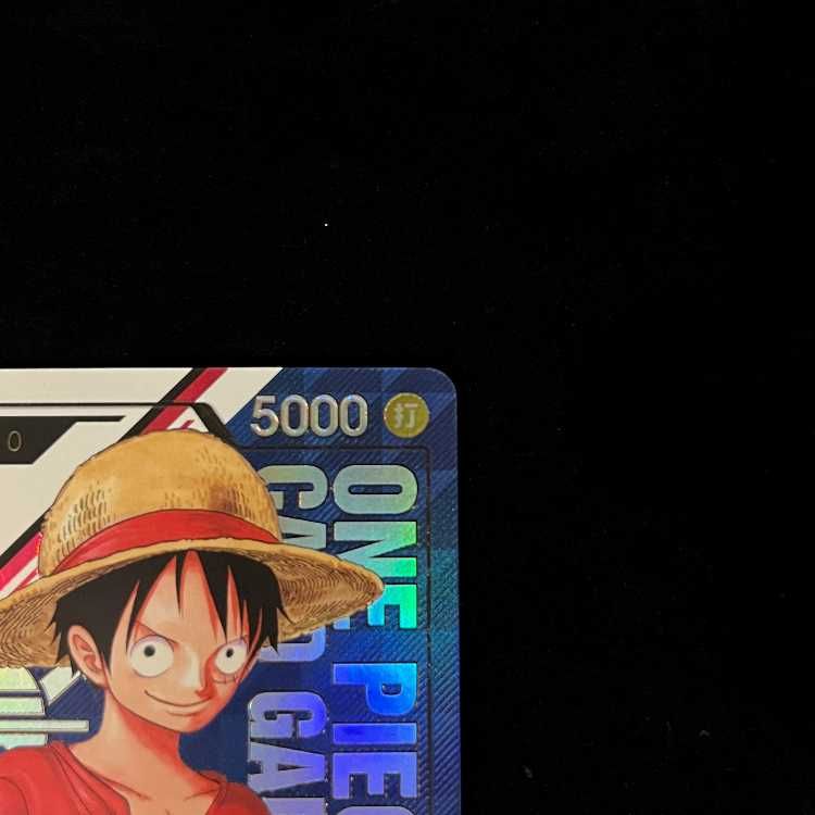 フラッグシップバトル優勝賞品　ST-01 001L モンキーDルフィ モンキー・D・ルフィ L シリアルナンバー入り (開封済) [ST01