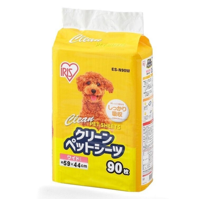 ♪ アイリスオーヤマ クリーンペットシーツ ワイド ９０枚入り✕４袋セット
