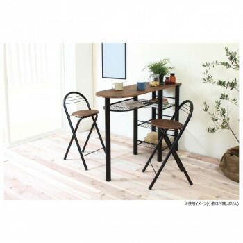弘益 KOEKI UTILITY ライクビンテージ ハイテーブルセット ブラック CT1200BK