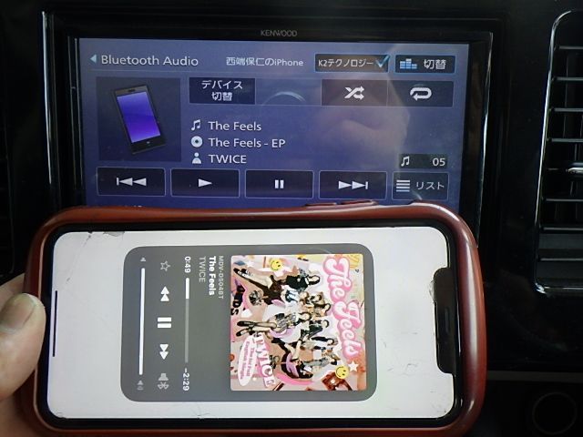 KENWOOD インダッシュモニター 2016年製 KENWOOD 7インチインダッシュ