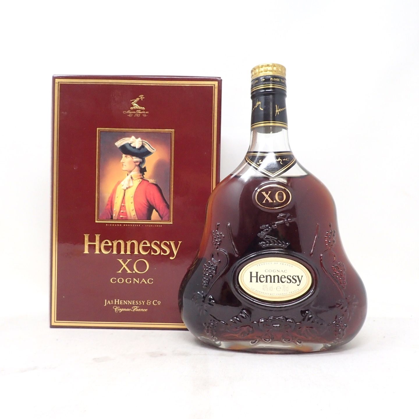 ヘネシーXO クリアボトル 金キャップ 700ml Hennessy【L1】-