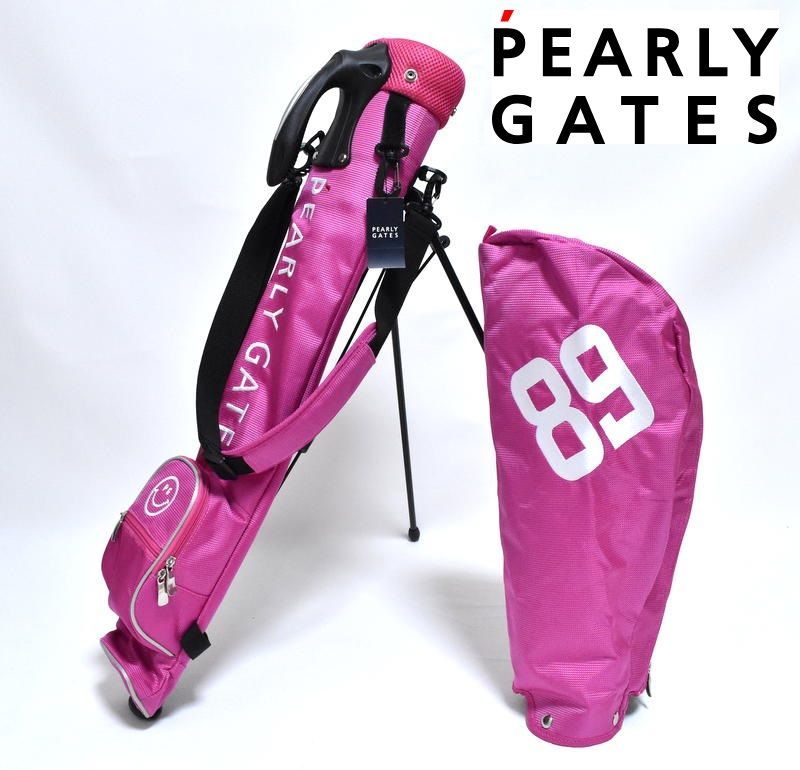 PEARLY GATES セルフスタンドバック　89 ピンク PEARLY GATES ゴルフバッグ ピンク 89 スタンド付き Pearly