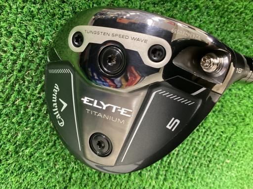キャロウェイ ELYTE TITANIUM 5W フェアウェイウッド FW TENSEI GREEN 60 for CW ELYTE FW フレックスS メンズ 男性用 右利き 右用 Bランク ゴルフクラブ