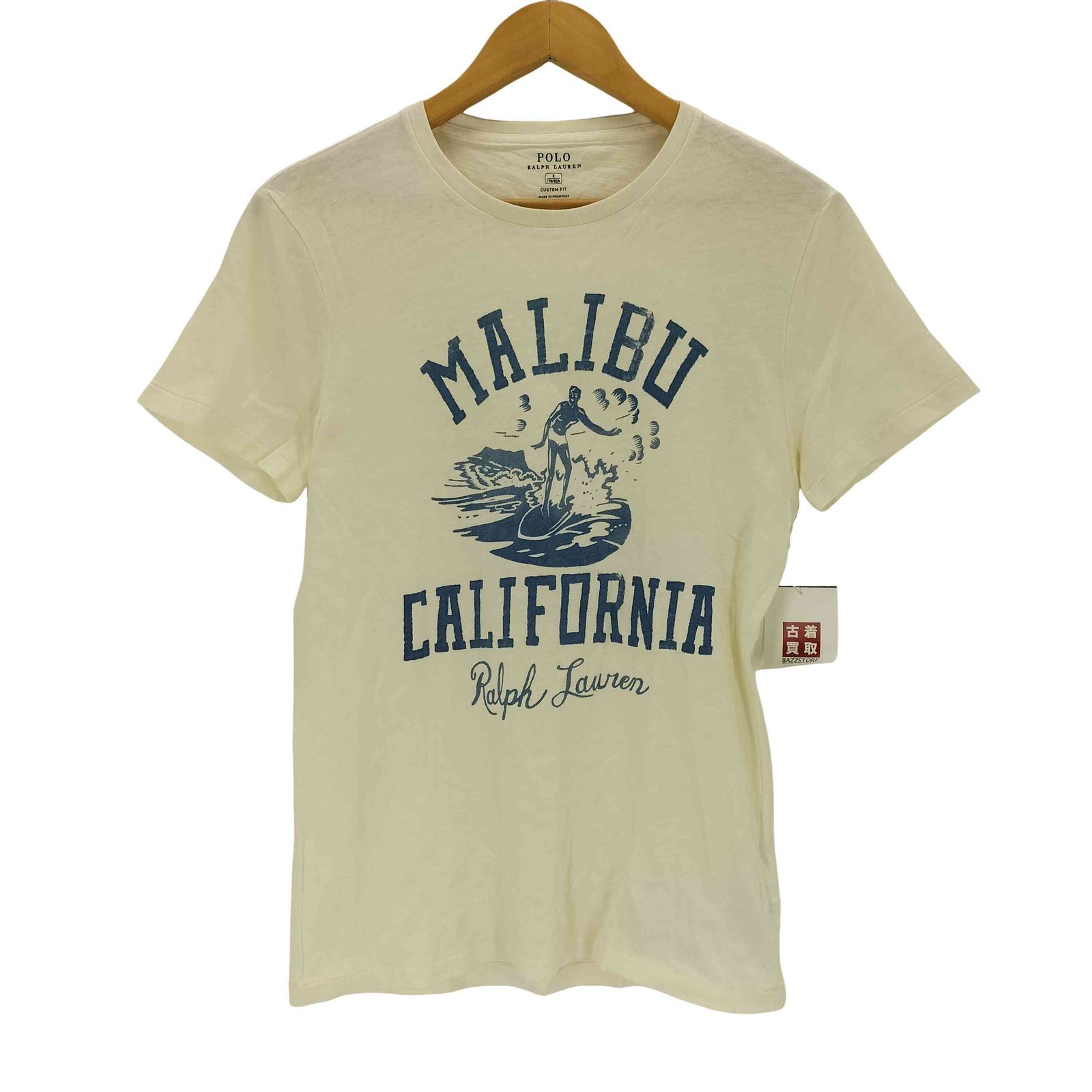 ポロラルフローレン POLO RALPH LAUREN クルーネックプリント MALIBU Tシャツ  メンズ import：S 