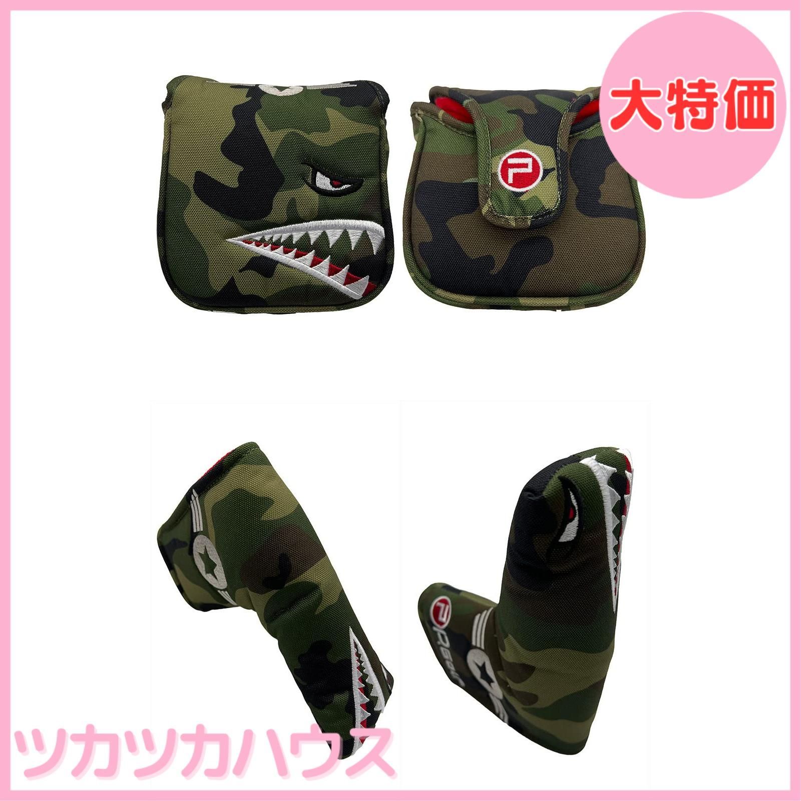 【大特価】P.Golf ピーゴルフ ヘッドカバー シャーク【単品】