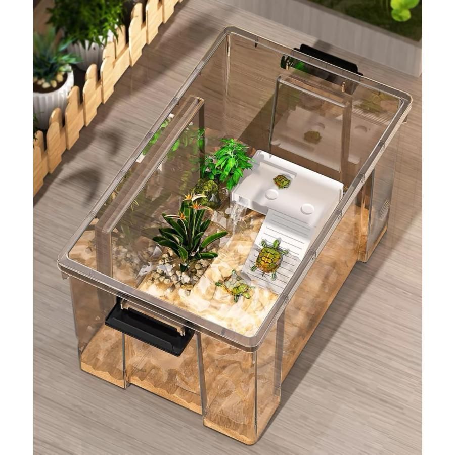 大型プラスチック水槽 大型カメ飼育ケース
