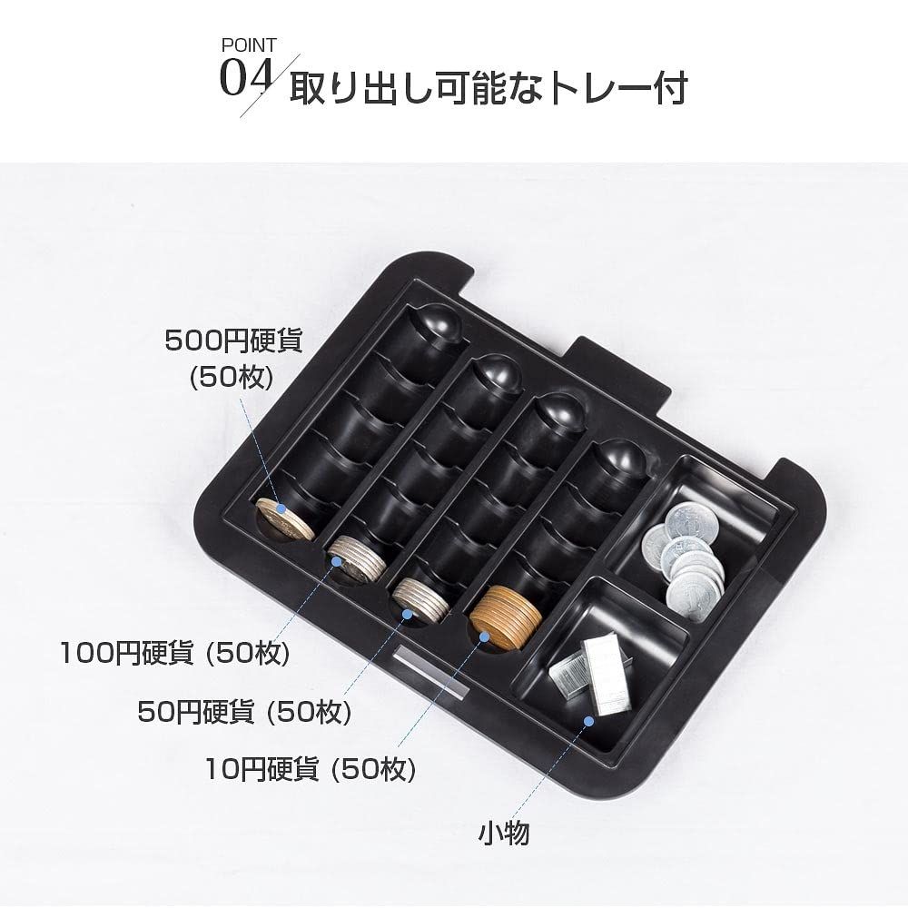 八番屋 手提げ金庫 キャッシュメイト ダイヤル付 A6サイズ 会計 手提げ金庫 キャッシュメイト ダイヤル