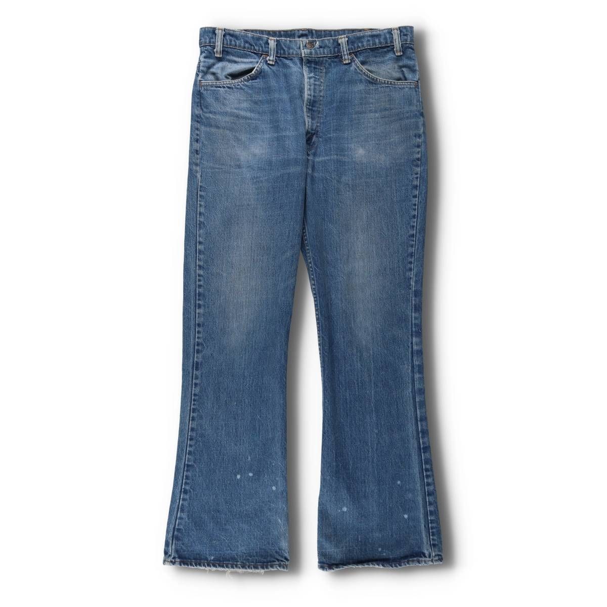 古着 80年代 リーバイス Levi s 646-0217 オレンジタブ ブーツカットデニムパンツ メンズw33相当 ヴィンテージ ジッパーフライ|evb029290