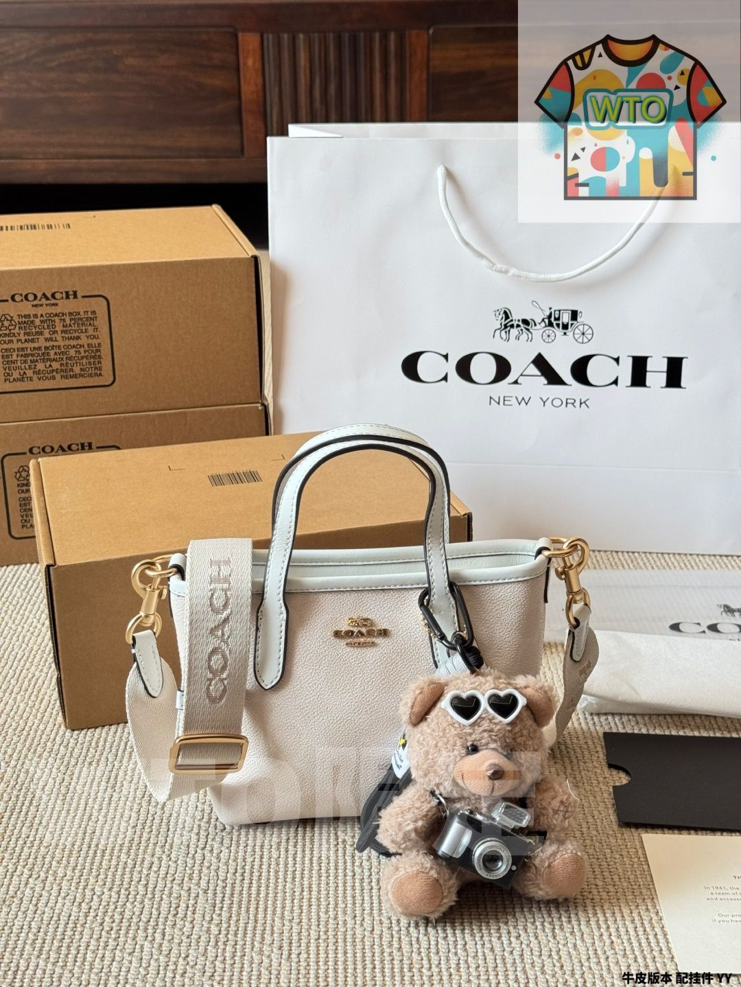 今日WTO】COACH コーチ シティシリーズミニトートバッグ
