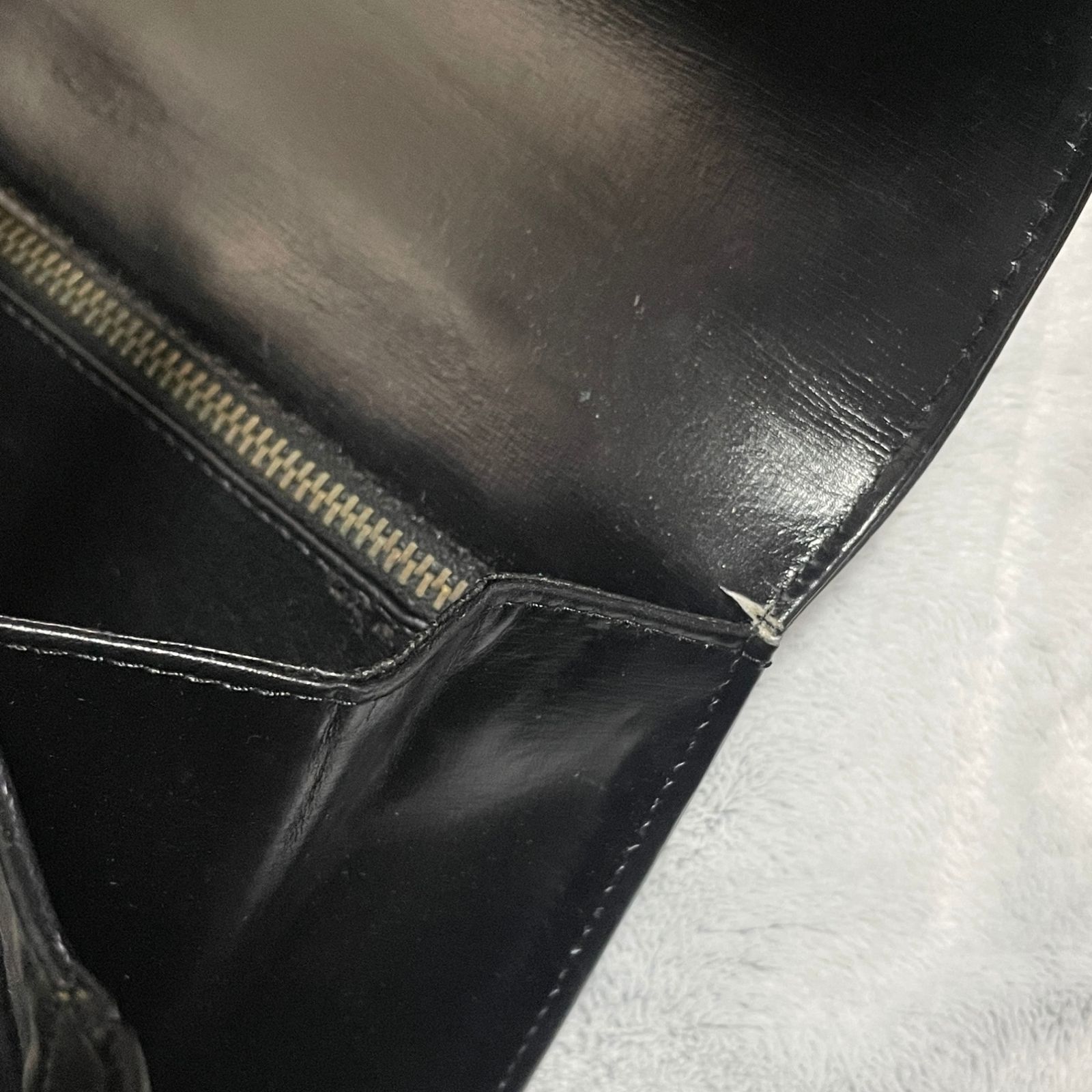 2502-67|美品|セリーヌ ショルダーバッグ レザー ブラック 2502-67|美品|セリーヌ ショルダーバッグ レザー ブラック