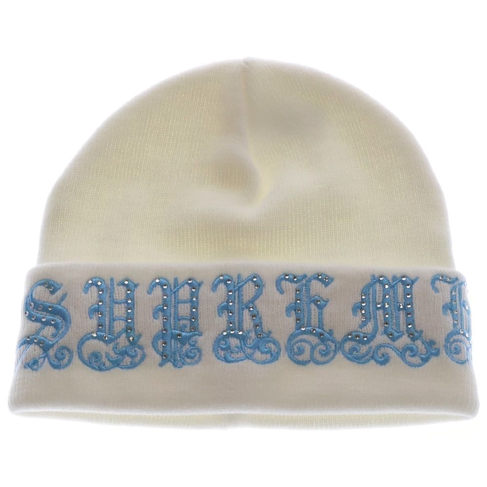 Supreme ホワイト ニット帽 Supreme ホワイト ニット帽 - メルカリ