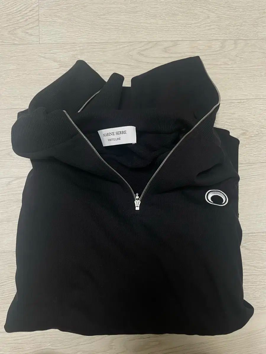 Marine Serre ハーフジップスウェット 中古・古着通販】MARINE SERRE WHITE LINE (マリーンセル