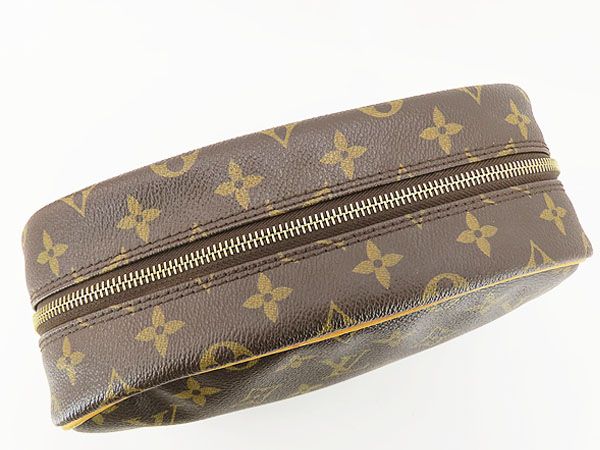 超 ルイヴィトン LOUIS VUITTON モノグラム トゥルーストワレット 25 セカンドバッグ クラッチバッグ コスメポーチ 化粧ポーチ 小物入れ ダークブラウン M47527 KARIMZIABAT_FR