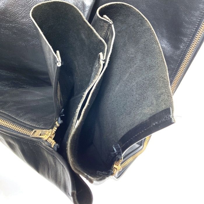 ☆VANSON バンソン レザーチャップス パンツ ブラック Size 24 - メルカリ